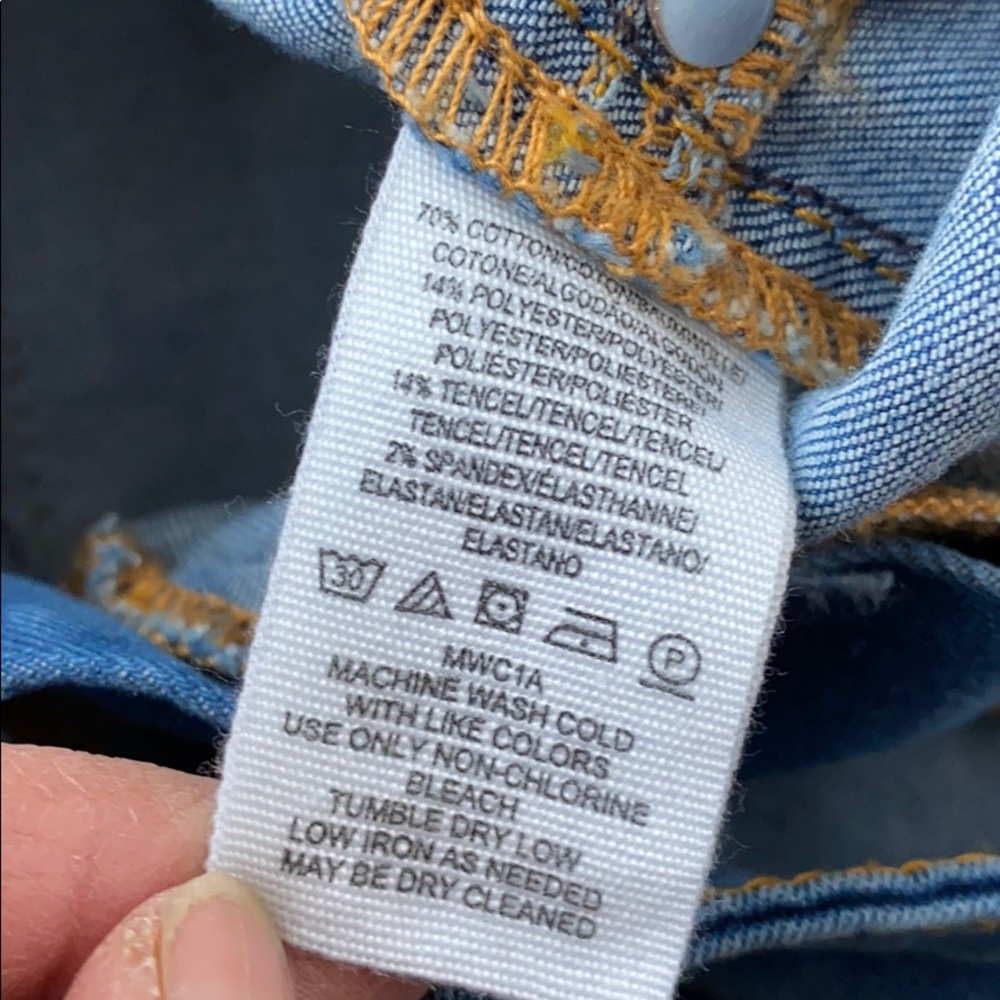 FREE PEOPLE Destroyed Long & Lean Skinny Jeans - Picture 6 of 7